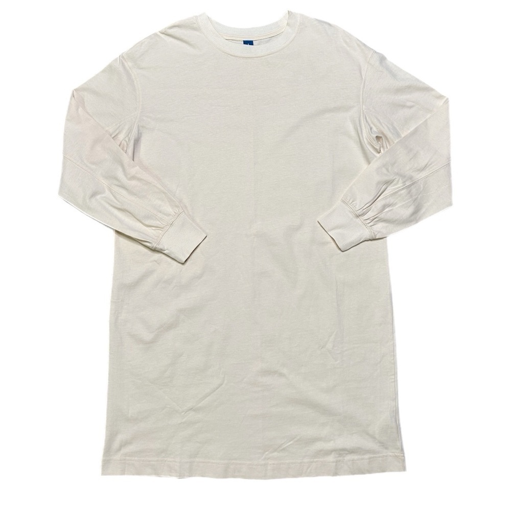 Old Navy Cream Long Sleeve Women’s Tee Dress